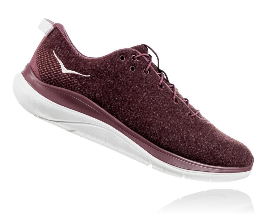 Hoka One One Tenisky Damske Hnede - Hupana Flow Wool - 96715-WFUC